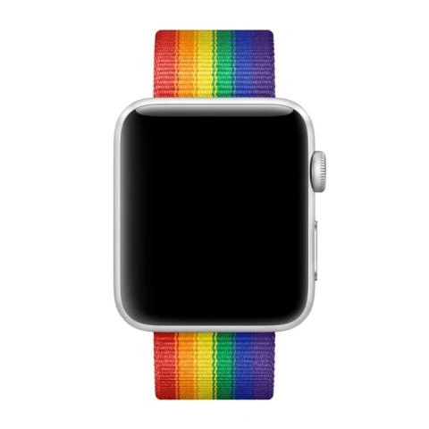 Apple Woven Nylon Apple Watch 38mm 40mm 41mm Pride Edition