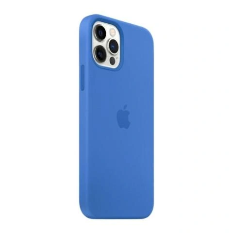 Apple Silicone MagSafe Case iPhone 12 Pro Max Capri Blue