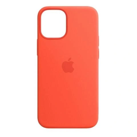 Apple Silicone MagSafe Case iPhone 12 Mini Electric Orange