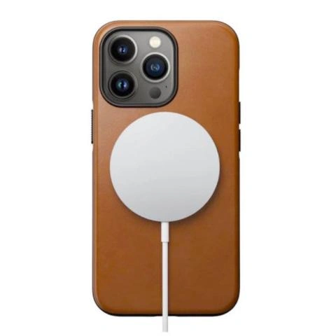 Nomad Modern Leather case iPhone 14 Pro Max tan