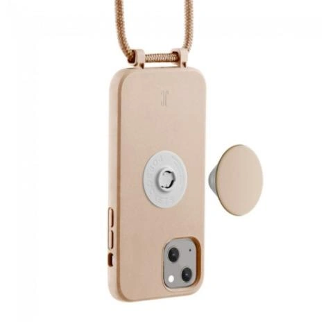 PopSockets PopGrip Case iPhone 14 beige