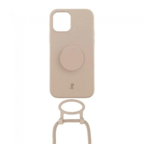 PopSockets PopGrip Case iPhone 14 beige