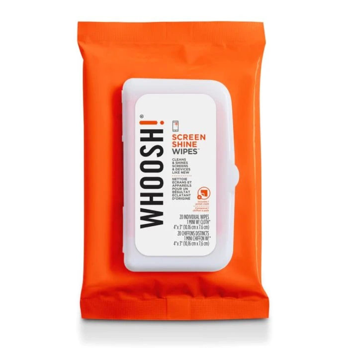 WHOOSH! Lingettes Écran Brillant 20 Pack