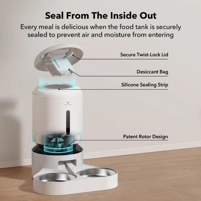 Petlibro Granary WIFI Dual Feeder 5L white