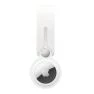 Apple AirTag Leather Loop hanger white sticky