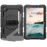 Casecentive Handstrap Pro Hardcase with strap Galaxy Tab A8 black sticky