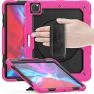 Casecentive Handstrap Pro Hardcase with handstrap iPad Pro 12.9" 2022 / 2021 / 2020 / 2018 pink sticky