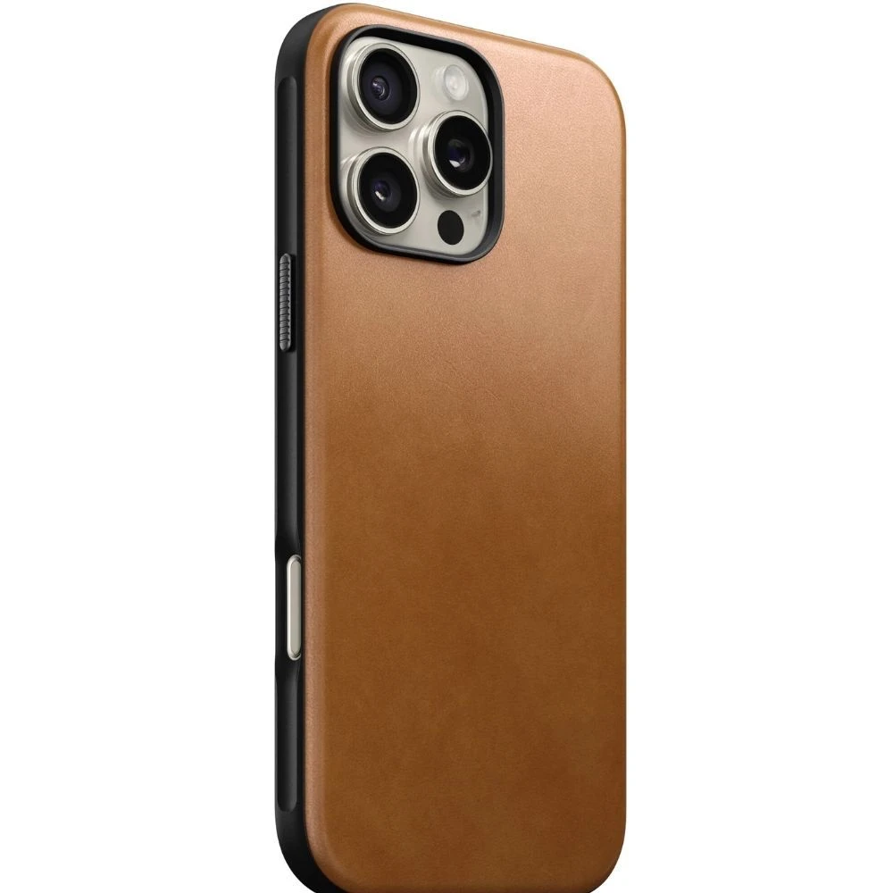 Nomad Modern Leather Case iPhone 16 Pro Max English Tan-C