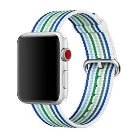 Apple Woven Nylon Apple Watch 44mm / 45mm / 46mm / 49mm Blue Stripe