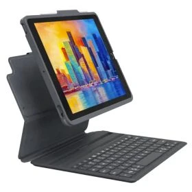 ZAGG Pro Keys Wireless Keyboard Bookcase iPad 10.2 inch (2019 / 2020 / 2021) grey
