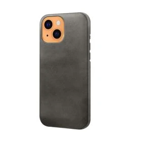 Casecentive Leather Back case iPhone 13 black