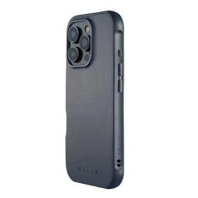 Mujjo Leather Shield Case iPhone 16 Pro Max Blue