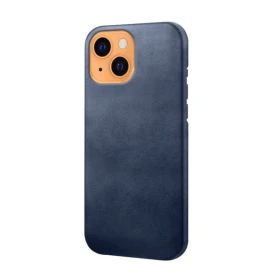 Casecentive Leather Back case iPhone 13 Mini blue
