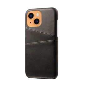 Casecentive Leather Wallet Back case iPhone 13 black