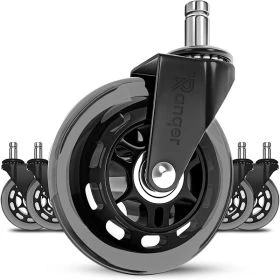 Gaming chair wheels / castors for hard floors