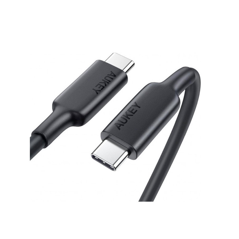 Aukey Cable USB-C naar USB-C 1.0m zwart