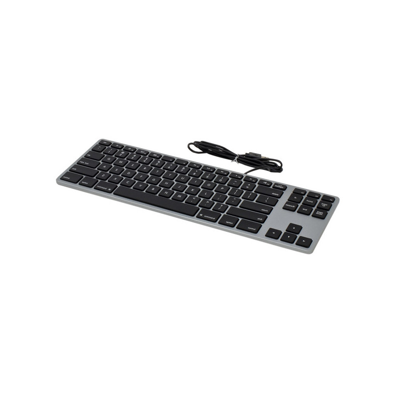 Matias Wired Keyboard US QWERTY without Numpad for MacBook space grey