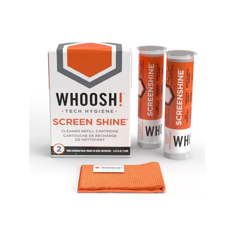 Whoosh Screen Shine Pro Refill Cartridges 2 Pack