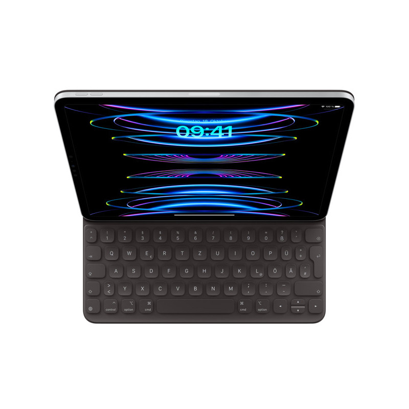 Apple Folio Smart Keyboard iPad Pro 11 inch (2020 / 2021 / 2022) iPad Air (2022) QWERTZ Black
