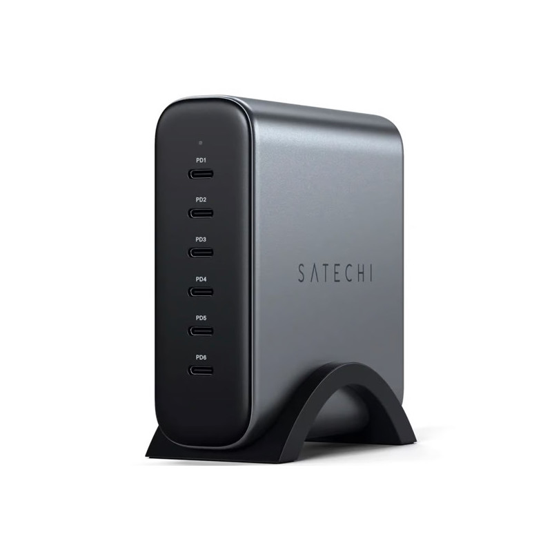 Chargeur USB-C 200 W GaN 6 ports pour MacBook Pro, iPad et iPhone