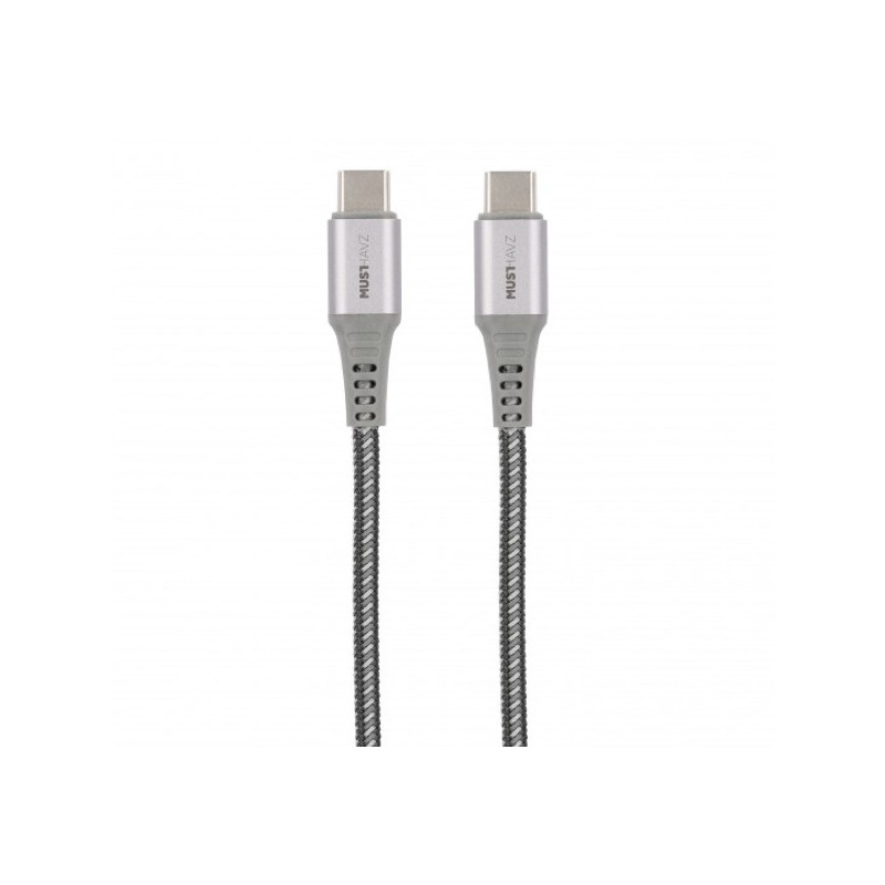 Musthavz USB-C 2.0 to USB-C Nylon Cable 1m
