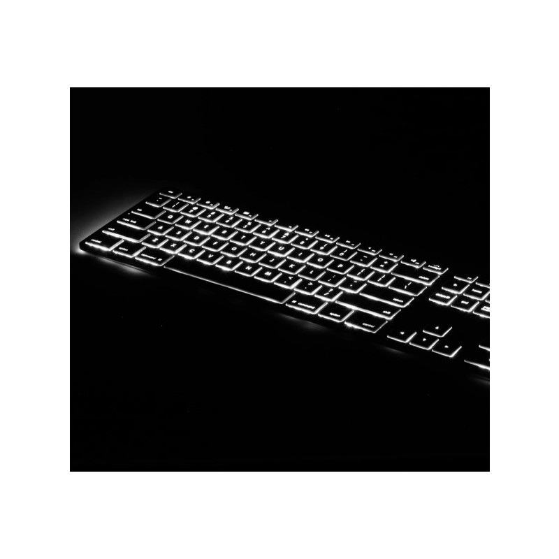 Matias Wireless Keyboard US QWERTY with Backlight for MacBook black/silver