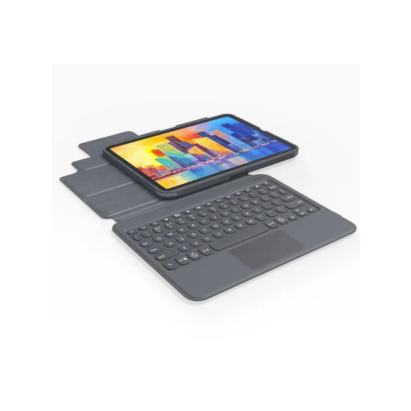 Zagg Pro Keys Wireless Keyboard With Trackpad Bookcase iPad Pro 11 inch (2018/2020/2021/2022) / iPad Air (2020) grey