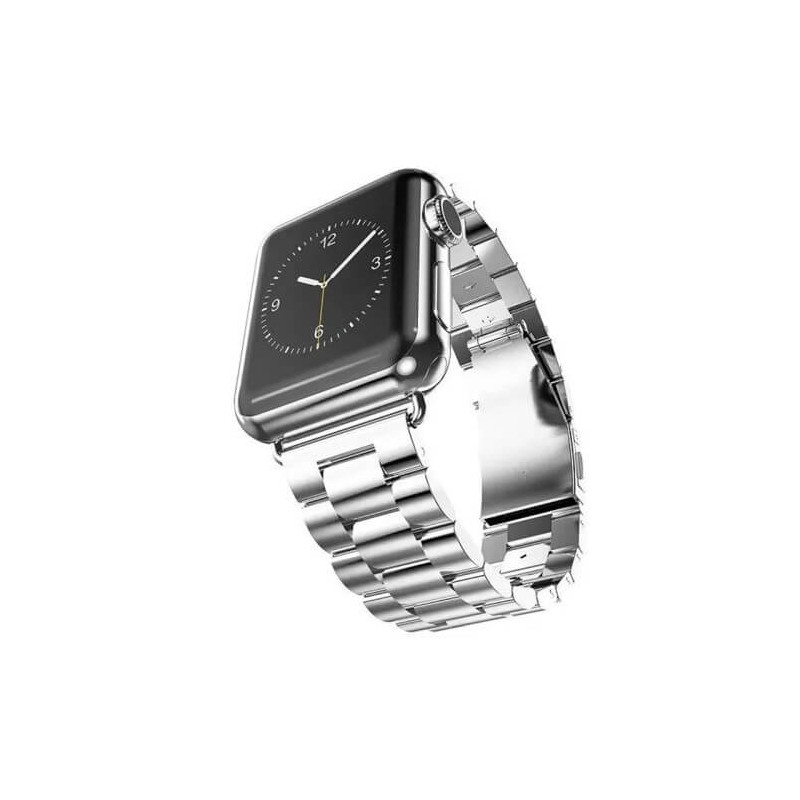 Casecentive Stainless Steel Watch Strap Apple Watch 42mm / 44mm / 45mm / 49mm silver