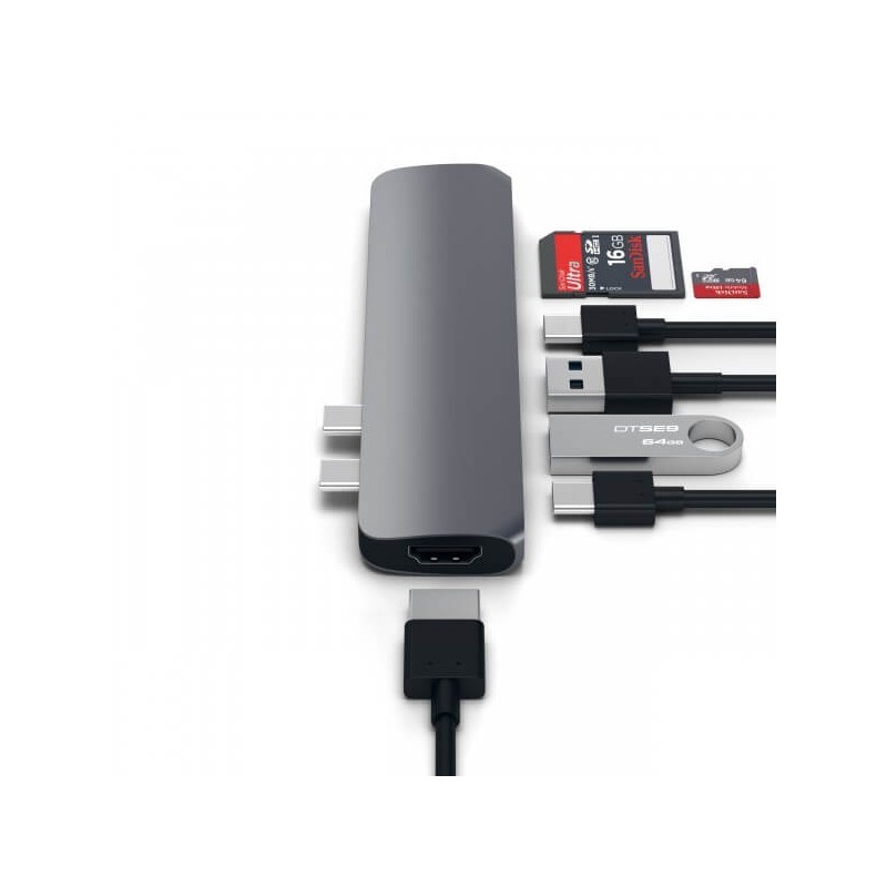 Hub USB-C 8K Satechi Space Grey - ISTORE