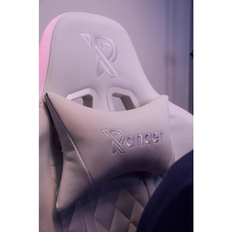 Ranqer Halo - Gaming chair RGB / LED - white