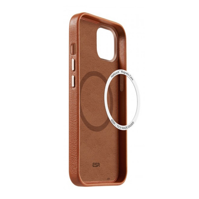 ESR Metro Leather Case HaloLock iPhone 13 Pro Max brown