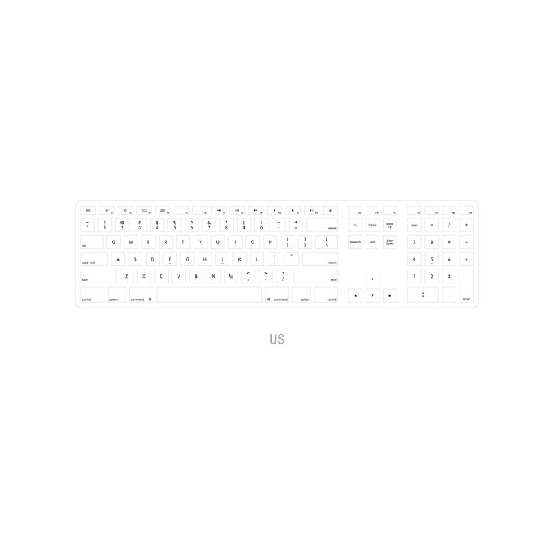 Matias Wireless Keyboard US QWERTY without Numpad for MacBook space grey