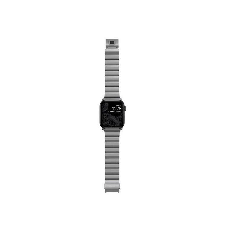 Nomad titanium strap Apple Watch 42mm / 44mm / 45mm / 49mm silver