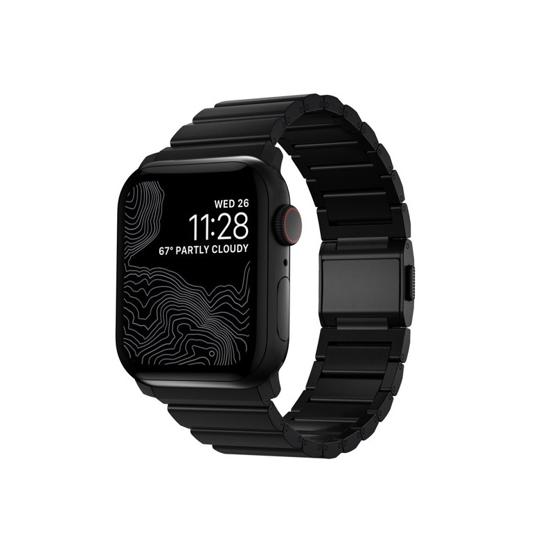 Apple titanium Nomad / Watch strap 45mm / 44mm 42mm 49mm / black