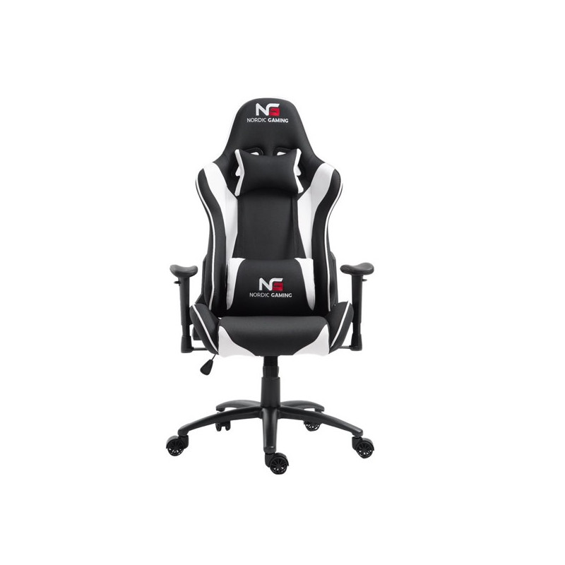 Nordic Gaming Racer - Gaming Chair - Black / White