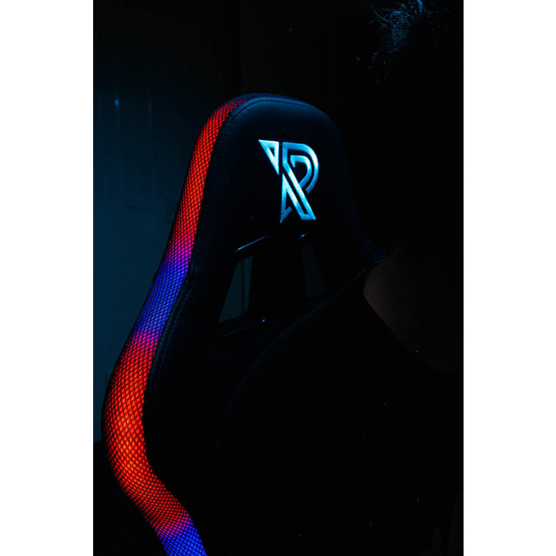 Ranqer Aura - Gaming chair RBG / LED - black