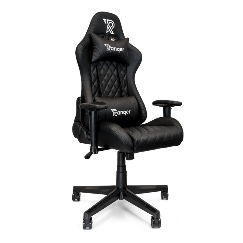 Ranqer Halo - Gaming chair RGB / LED - black