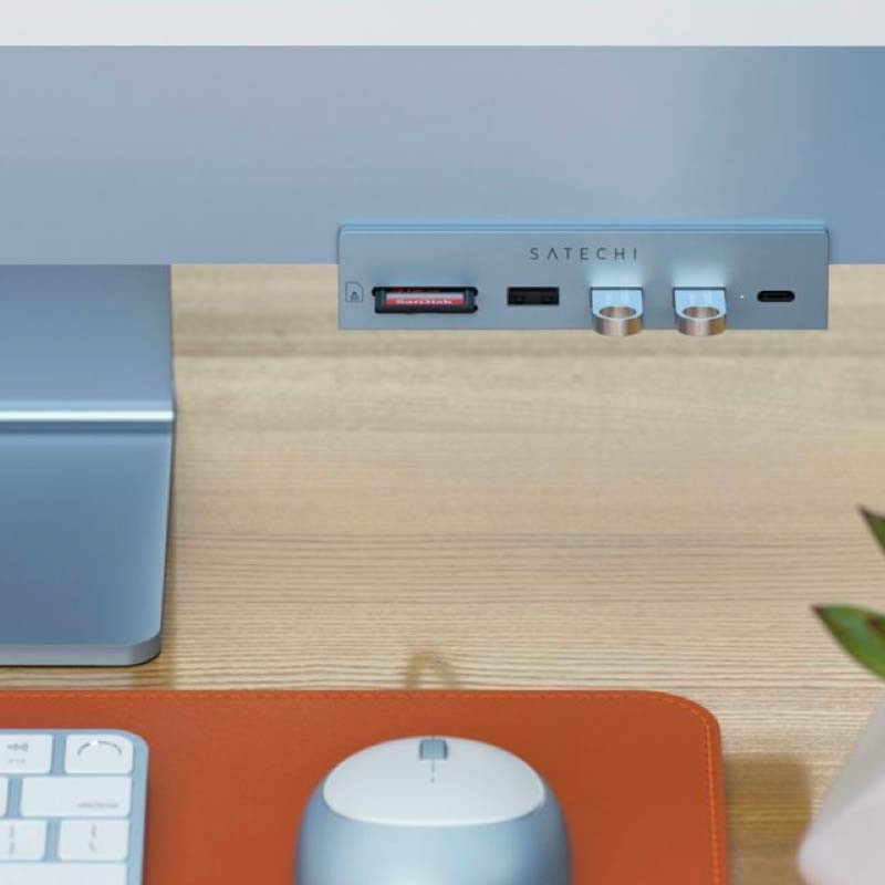 Satechi USB-C Clamp Hub for iMac 24 • Argent