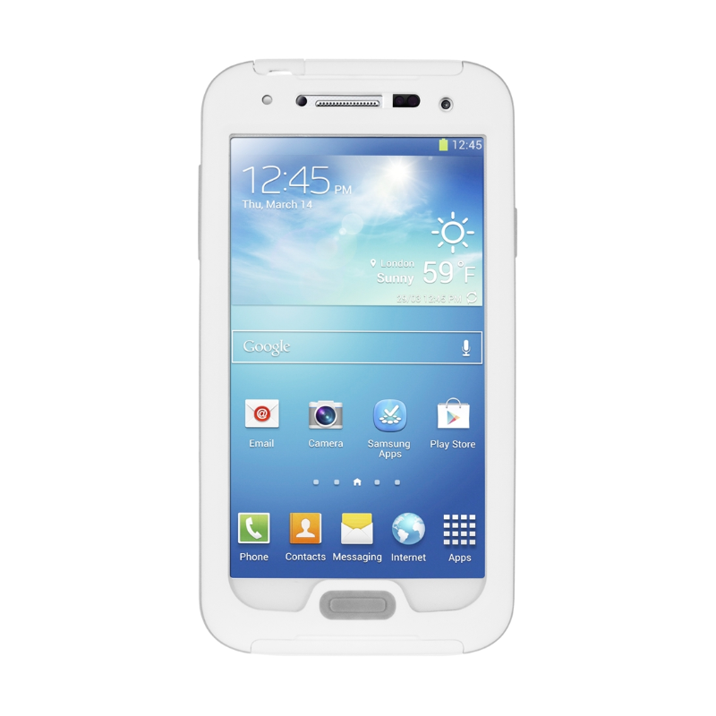 Seidio waterproof OBEX Galaxy S4 case + holster wit/grijs