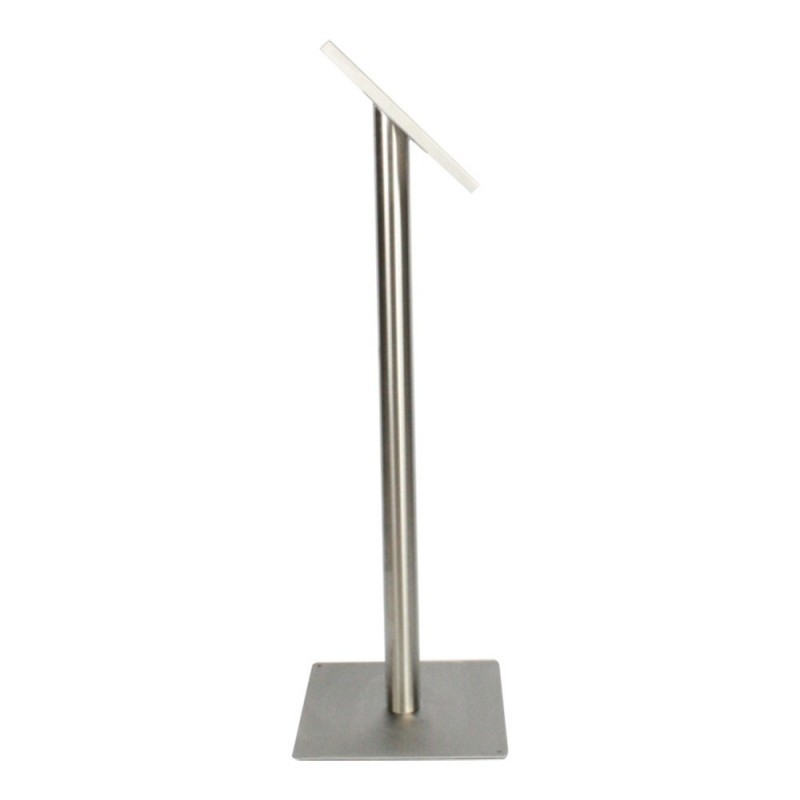 Tablet floor stand Securo iPad and Galaxy Tab stainless steel