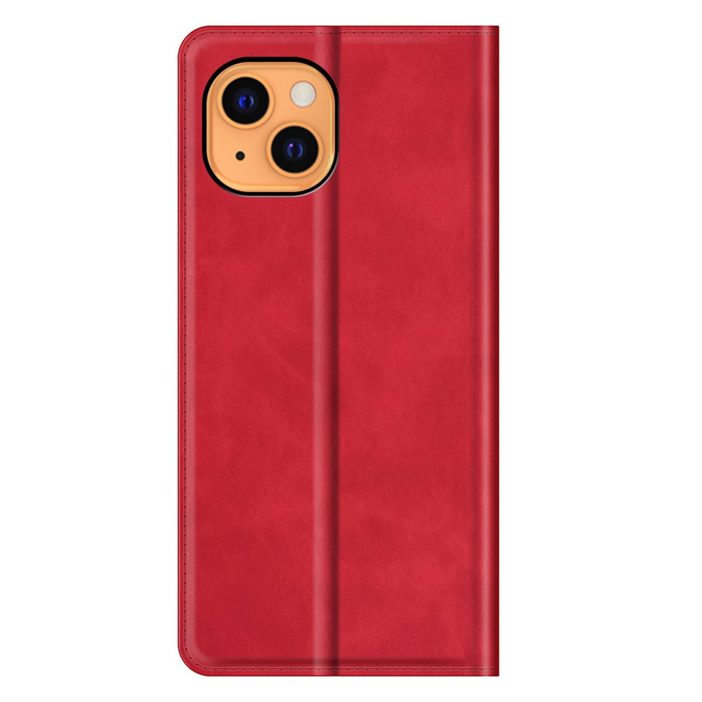 Casecentive Magnetic Leather Wallet case iPhone 13 red