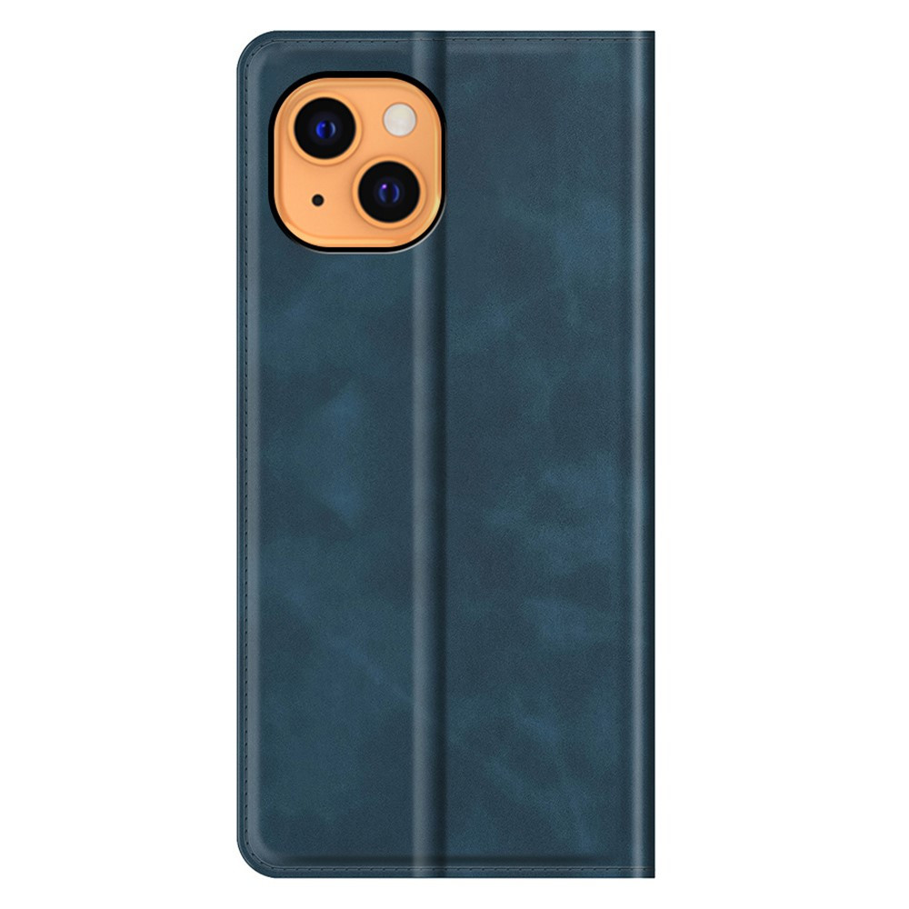 Casecentive Magnetic Leather Wallet case iPhone 13 blue
