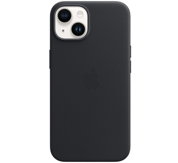 Apple leather case iPhone 14 Plus Midnight