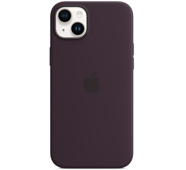 Apple Silicone MagSafe Case iPhone 14 Plus Elderberry