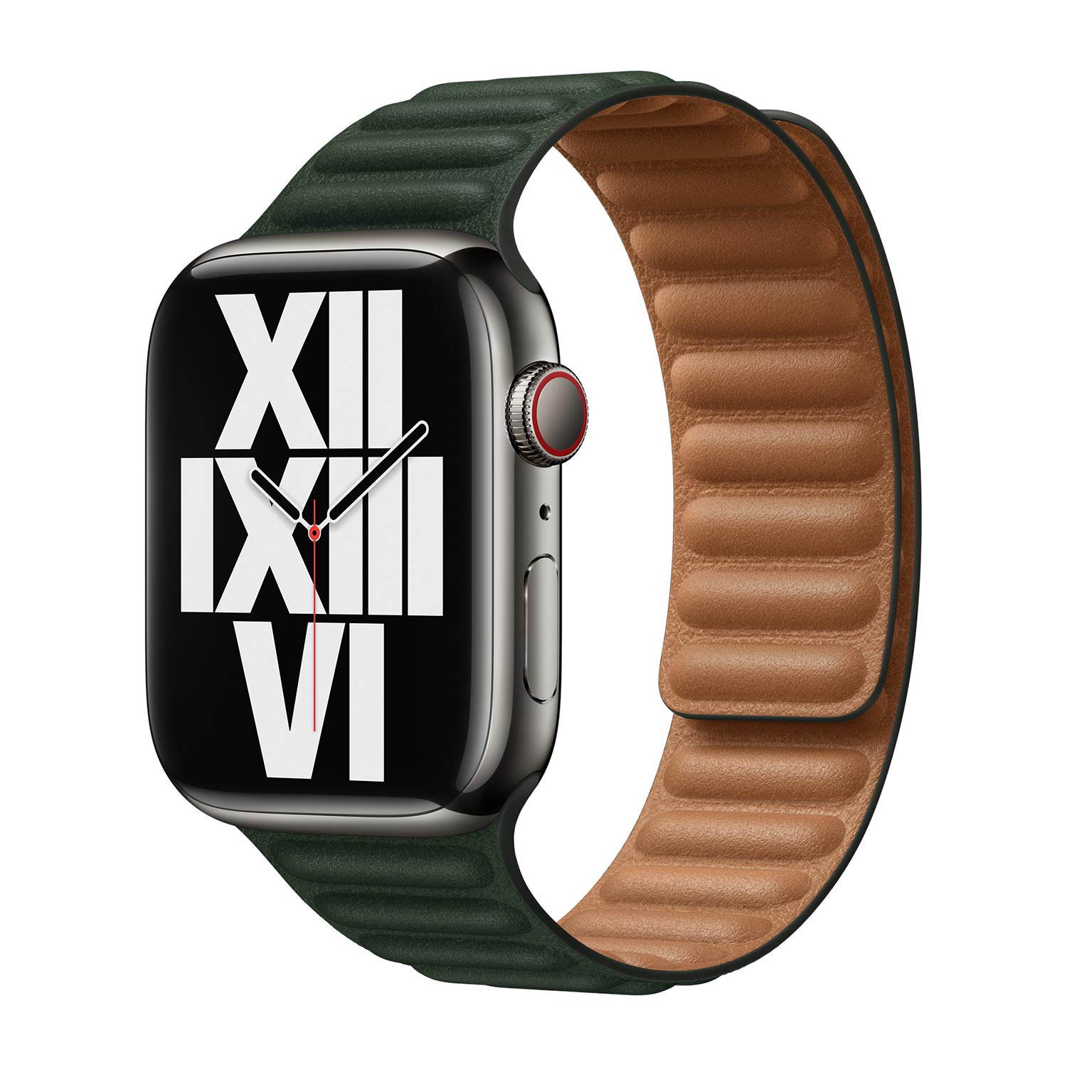 Apple Leather Link Apple Watch medium 38mm / 40mm / 41mm Sequoia Green