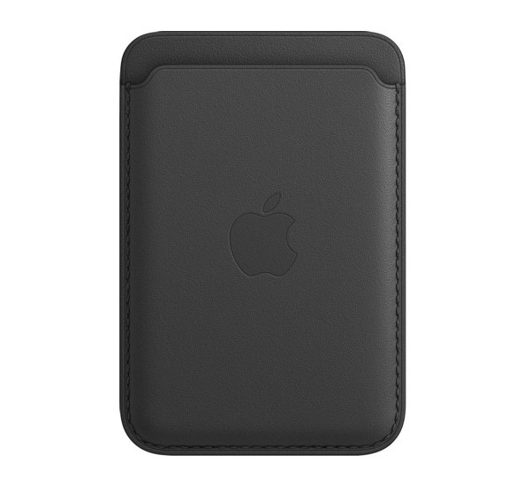 Apple Leather Card Holder with MagSafe (1st gen) for iPhone black