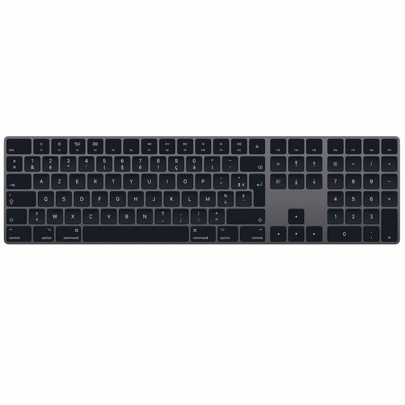 Apple Magic Keyboard with Numeric Keypad AZERTY space grey