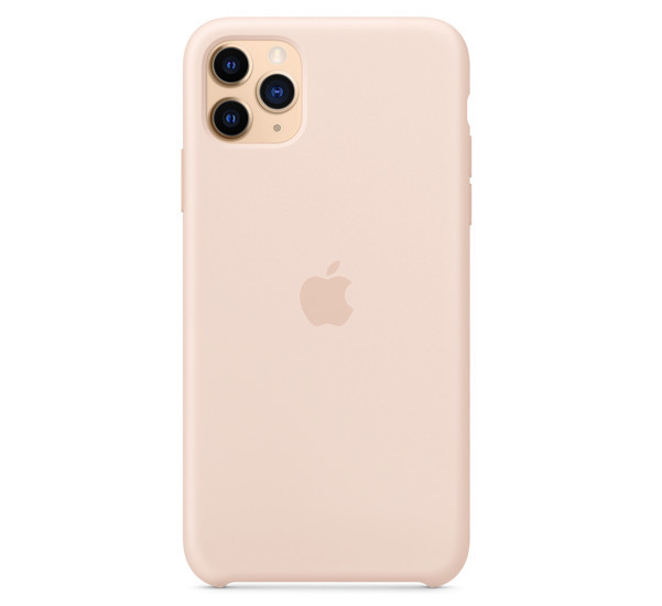 Apple silicone case iPhone 11 Pro Max Pink Sand