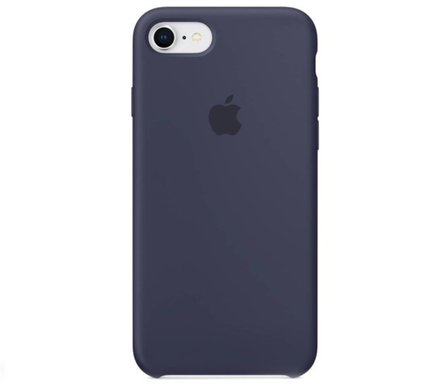 Apple silicone case iPhone 7 / 8 midnight blauw