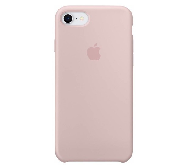 Apple silicone case iPhone 7 / 8 / SE 2020 pink sand
